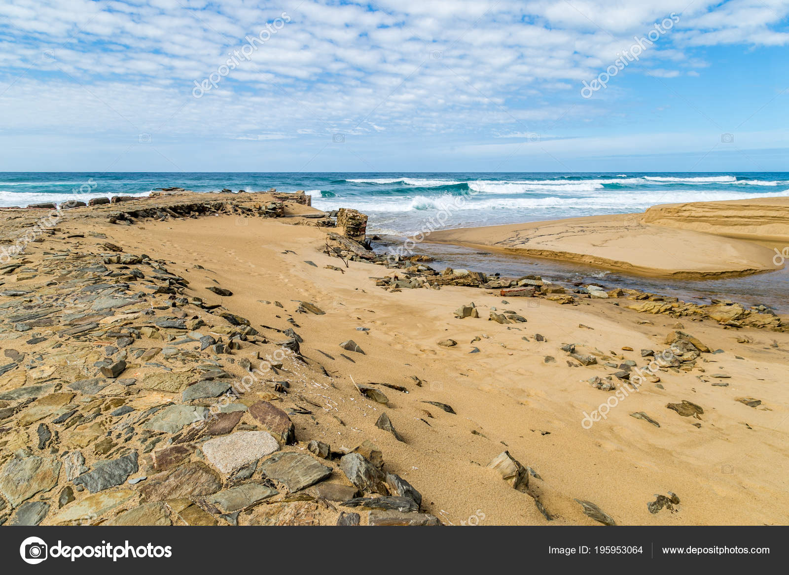 Rovine Abbandonate Sulla Spiaggia Piscinas Ingurtosu Arbus