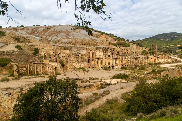 Panoramablick Auf Die Ingurtosu Mine Der Nähe Von Arbus Sardinien — Stockfoto