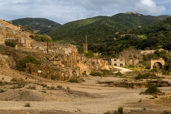 Verlassene Mine Ingurtosu Der Nähe Von Arbus Sardinien Italien — Stockfoto