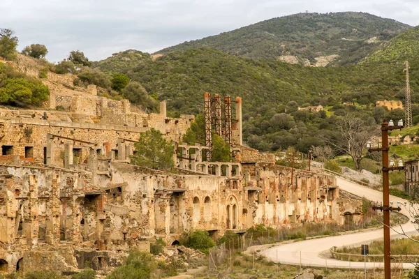 Ingurtosu Mine Verlassene Gebäude Der Nähe Von Arbus Sardinien — Stockfoto