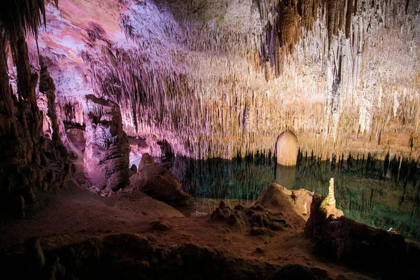 Cuevas Del Drach Maiorca Dragekulen Spania – stockfoto