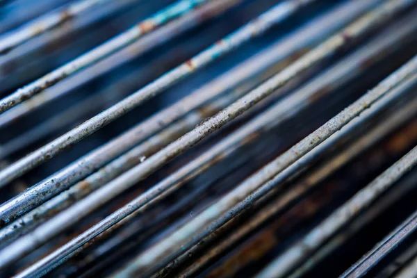 Demir çubuklar. Soyut arkaplan. Grunge metal dokusu
