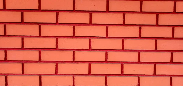 Pared Ladrillo Rojo Que Representa Patrón Fondo — Foto de Stock