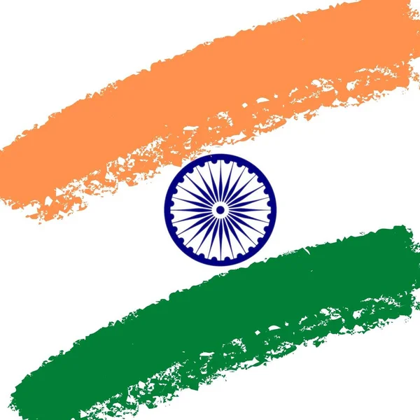 Een Illustratie Ontwerp Van Indiase Vlag Naar Aanleiding Van Komende — Stockfoto