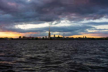 Peter ve Paul Kalesi Saint Petersburg 'da.