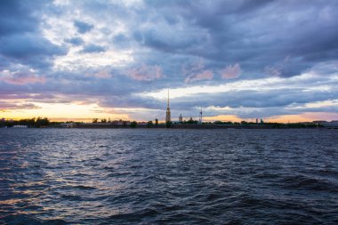 Peter ve Paul Kalesi Saint Petersburg 'da.