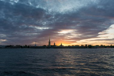 Peter ve Paul Kalesi Saint Petersburg 'da.