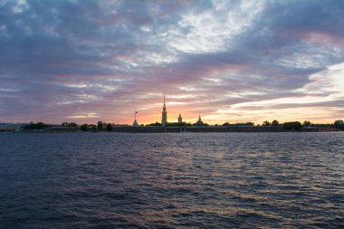 Peter ve Paul Kalesi Saint Petersburg 'da.