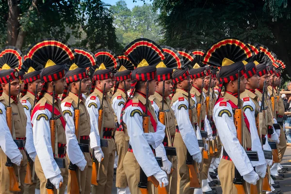 Kolkata West Bengalen India Januari 2020 Heldere Prachtige Versierde Hoeden — Stockfoto