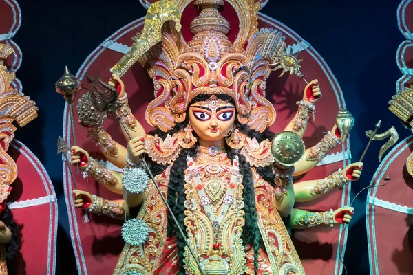 Howrah West Bengal India 5Th October 2019 Goddess Durga Idol — стокове фото