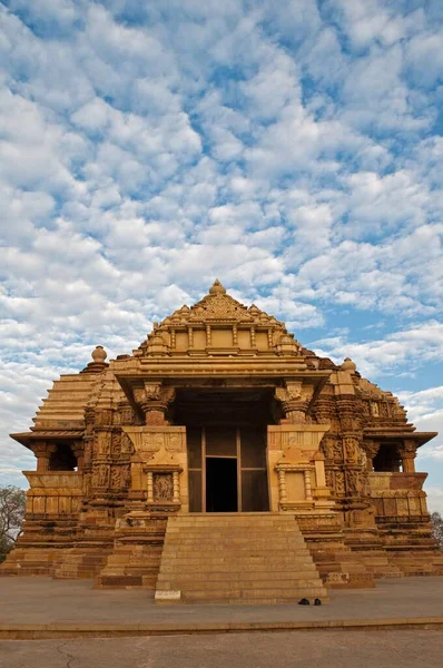 Templo Chitragupta Templos Ocidentais Khajuraho Património Mundial Unesco — Fotografia de Stock