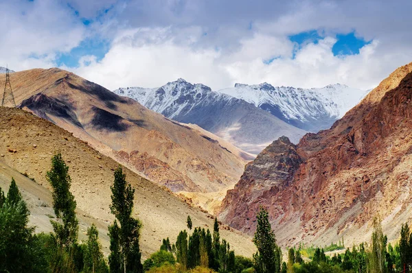 Ladakh Jammu Kasmír Sziklás Vidéke India — Stock Fotó