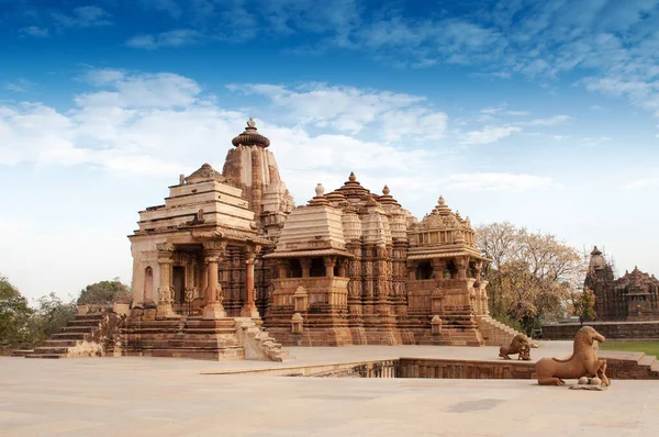 Templo Devi Jagdambi Dedicado Parvati Templos Occidentales Khajuraho Sitio Del — Foto de Stock
