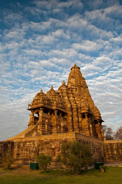 Templo Kandariya Mahadeva Dedicado Shiva Templos Ocidentais Khajuraho Madya Pradesh — Fotografia de Stock