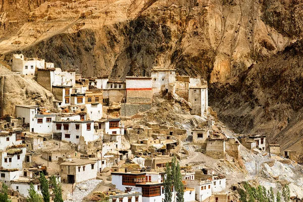 Lamayuru Kloster Med Utsikt Över Månland Bakgrunden Ladakh Jammu Och — Stockfoto