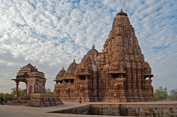 Templo Kandariya Mahadeva Dedicado Shiva Templos Ocidentais — Fotografia de Stock