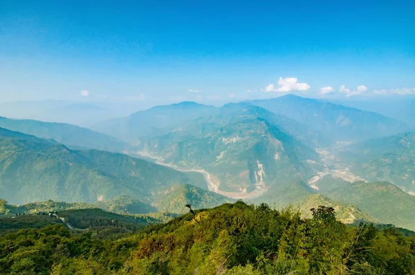 Ramitey View Point Sikkim India View Point Twists Turns River — Stock Photo, Image