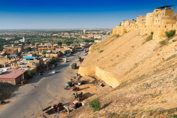 Jaisalmer Rajasthan India Ottobre 2019 Grandi Mura Del Forte Jaisalmer — Foto Stock