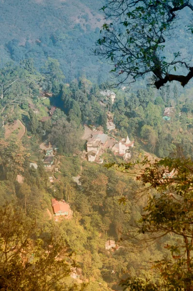 シキム インドのシリルガオン村の美しい景色 — ストック写真