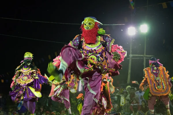 Bamnia Purulia West Bengal India December 23Rd 2015 Chhau Dance — стокове фото