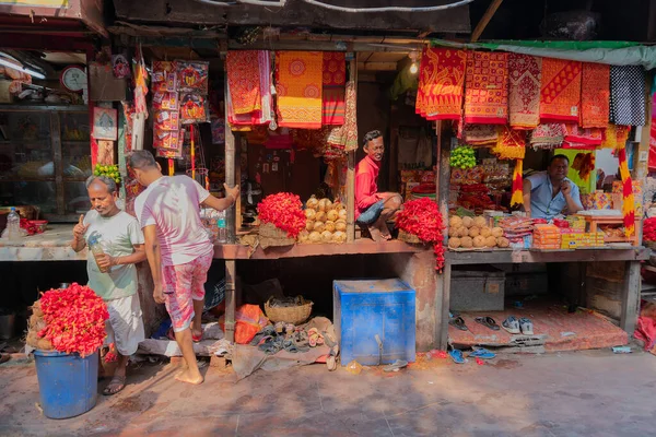 Kalkutta Westbengalen Indien April 2019 Auf Dem Markt Von Kalighat — Stockfoto