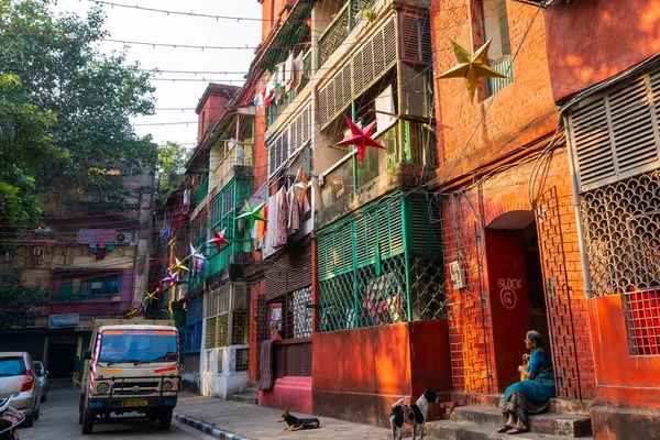 Kolkata West Bengal India December 24Th 2017 Bow Barracks Стіни — стокове фото
