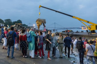 KOLKATA, Batı BENGAL, INDIA - 30 Eylül 2017: 