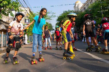 KOLKATA, Batı BENGAL, INDIA - Mart 29 2015: 