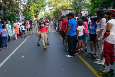 KOLKATA, Batı BENGAL, INDIA - Mart 29 2015: 
