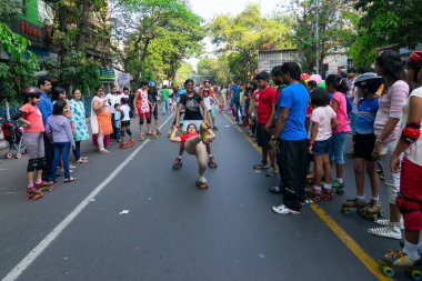 KOLKATA, Batı BENGAL, INDIA - Mart 29 2015: 