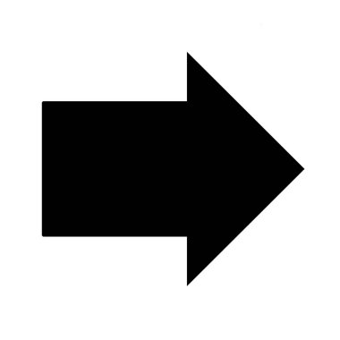 Beyaz zemin üzerinde siyah vektör okları. Ok simgesi. Ok vektör simgesi. Ok at. Ok vektör koleksiyonu