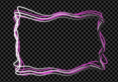 Noktalı soyut arkaplan, dikdörtgen çerçeve. Tasarımın için el çizimi vektör arkaplan koleksiyonu. Vektör illüstrasyonu EPS10