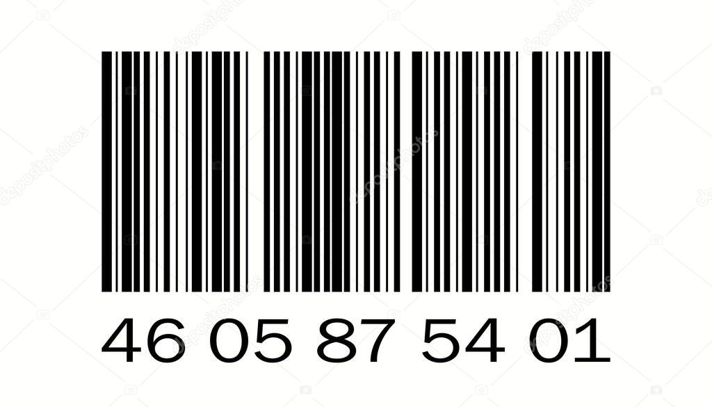 Bar code icon. Modern flat barcode. Marketing concept. Vector illustration