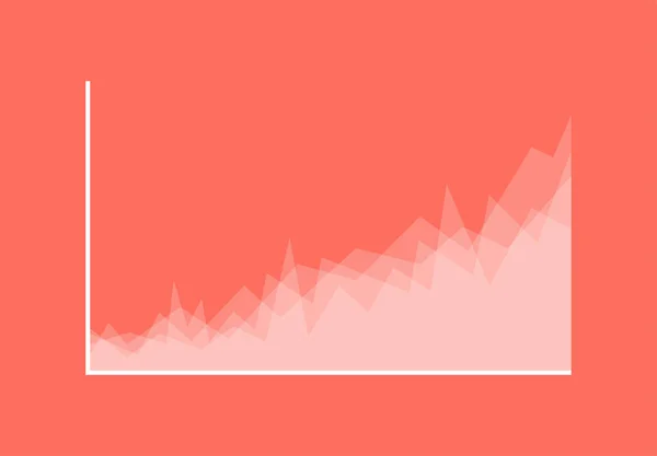 Símbolo Negocio Éxito Diagrama Vector Crecimiento Con Flecha Subiendo Icono — Vector de stock