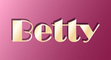 Altın renkli isim izole edildi. Mutlu yıllar ve Melek Günü konsepti. Vektör illüstrasyonu