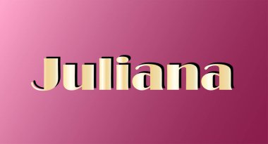 Altın renkli isim izole edildi. Mutlu yıllar ve Melek Günü konsepti. Vektör illüstrasyonu