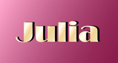 Altın renkli isim izole edildi. Mutlu yıllar ve Melek Günü konsepti. Vektör illüstrasyonu