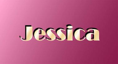 Altın renkli isim izole edildi. Mutlu yıllar ve Melek Günü konsepti. Vektör illüstrasyonu