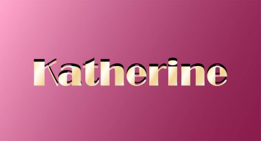 Altın renkli isim izole edildi. Mutlu yıllar ve Melek Günü konsepti. Vektör illüstrasyonu