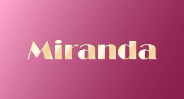 Altın renkli isim izole edildi. Mutlu yıllar ve Melek Günü konsepti. Vektör illüstrasyonu