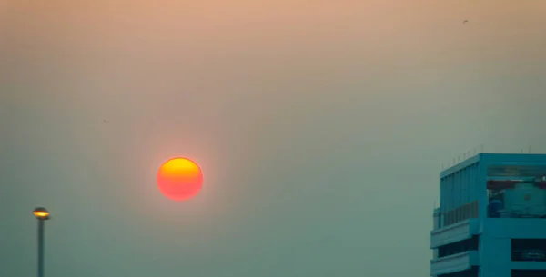 Όμορφο Ήλιο Αυγού Της Φύσης Πολύχρωμο Περιβάλλον Ουρανού Κρόκος Αυγού — Φωτογραφία Αρχείου
