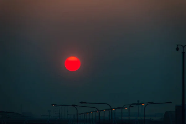 Восход Яиц Nature Yolk Sunrise Прекрасной Атмосферой Неба Солнечный Желток — стоковое фото