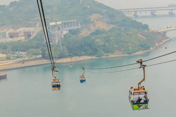 Isla Lantau Hong Kong Noviembre 2014 Hermosa Vista Desde Los — Foto de Stock