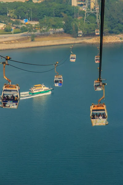 Isla Lantau Hong Kong Noviembre 2014 Hermosa Vista Desde Los — Foto de Stock