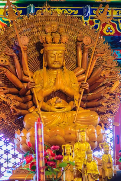 Hermosas Imágenes Guanyim Guan Yin Dios Chino Templo Chino Mil — Foto de Stock