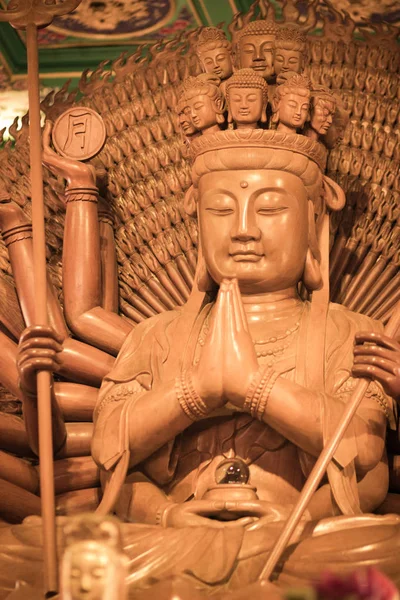 Imagens Bonitas Guanyim Guan Yin Deus Chinês Templo Chinês Mil — Fotografia de Stock