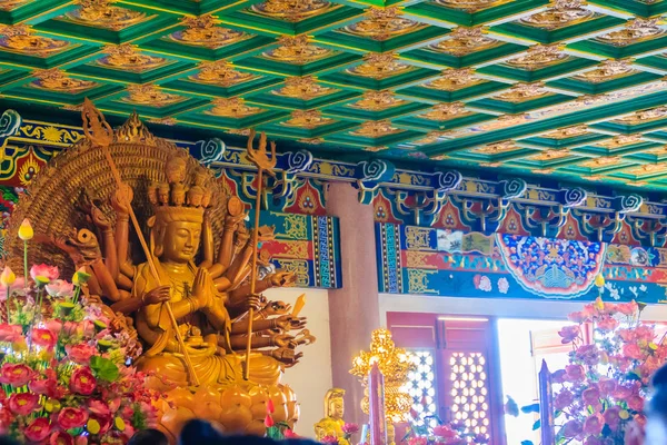 Vackra Bilder Guanyim Eller Guan Yin Kinesisk Gud Kinesiskt Tempel — Stockfoto