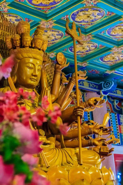 Imagens Bonitas Guanyim Guan Yin Deus Chinês Templo Chinês Mil — Fotografia de Stock