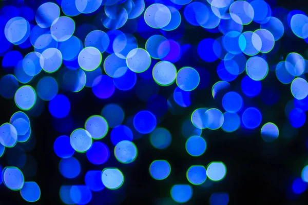 Bella Bokeh Blu Sfondo Luce Astratta Meraviglioso Sfocato Astratto Sfondo — Foto Stock