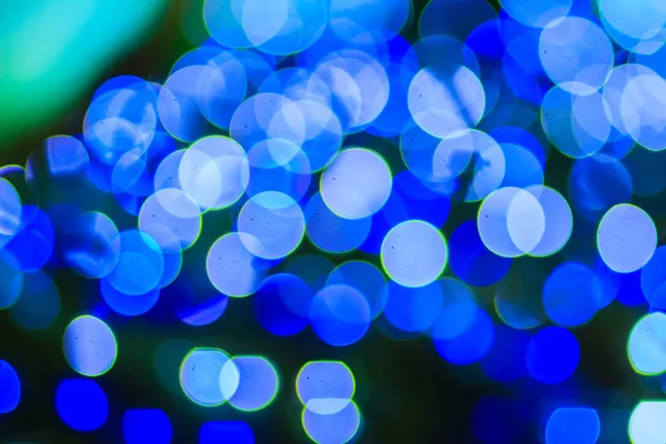 Güzel Mavi Bokeh Soyut Işık Arkaplanı Mükemmel Odaklanmış Soyut Mavi — Stok fotoğraf